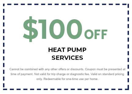 Discount for Heat Pump Services